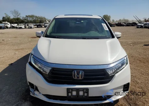 2021 Honda Odyssey Exl z USA, uszkodzony, nr VIN 5FNRL6H7XMB021612